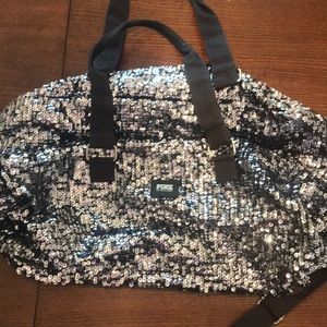 Victoria’s Secret Pink Sequin Duffle Bag